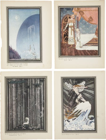 Kay Nielsen. Set of Illustrated Color Plates Fro