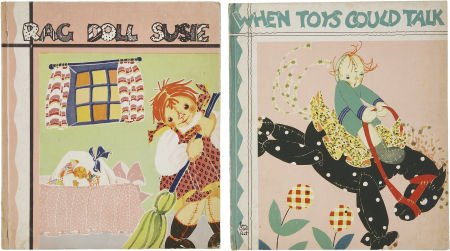 Two Children's Books Illustrated by Fern Bisel 