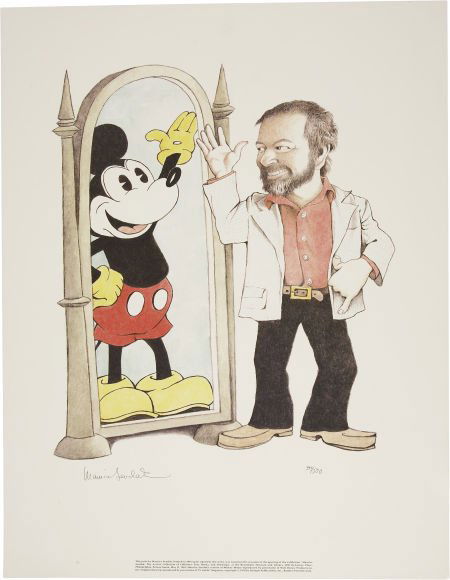 Maurice Sendak. Mickey and Me 1981. Color print,