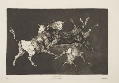 Francisco José de Goya. Lluvia de Toros (Pluie d
