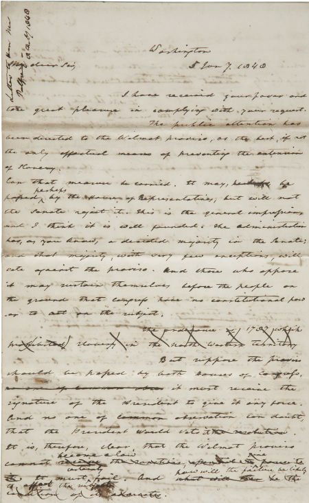 [Slavery: Wilmot Proviso] Associate Justice John