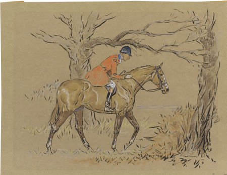 PAUL DESMOND BROWN (American 1893 - 1958) Fox Hu