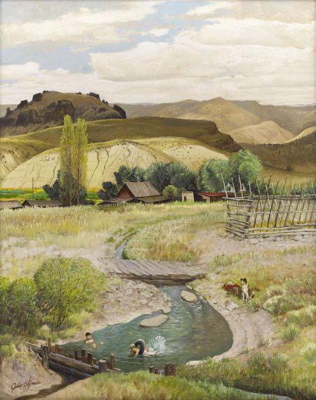 JOHN FORD CLYMER (American 1907 - 1989) Saturday