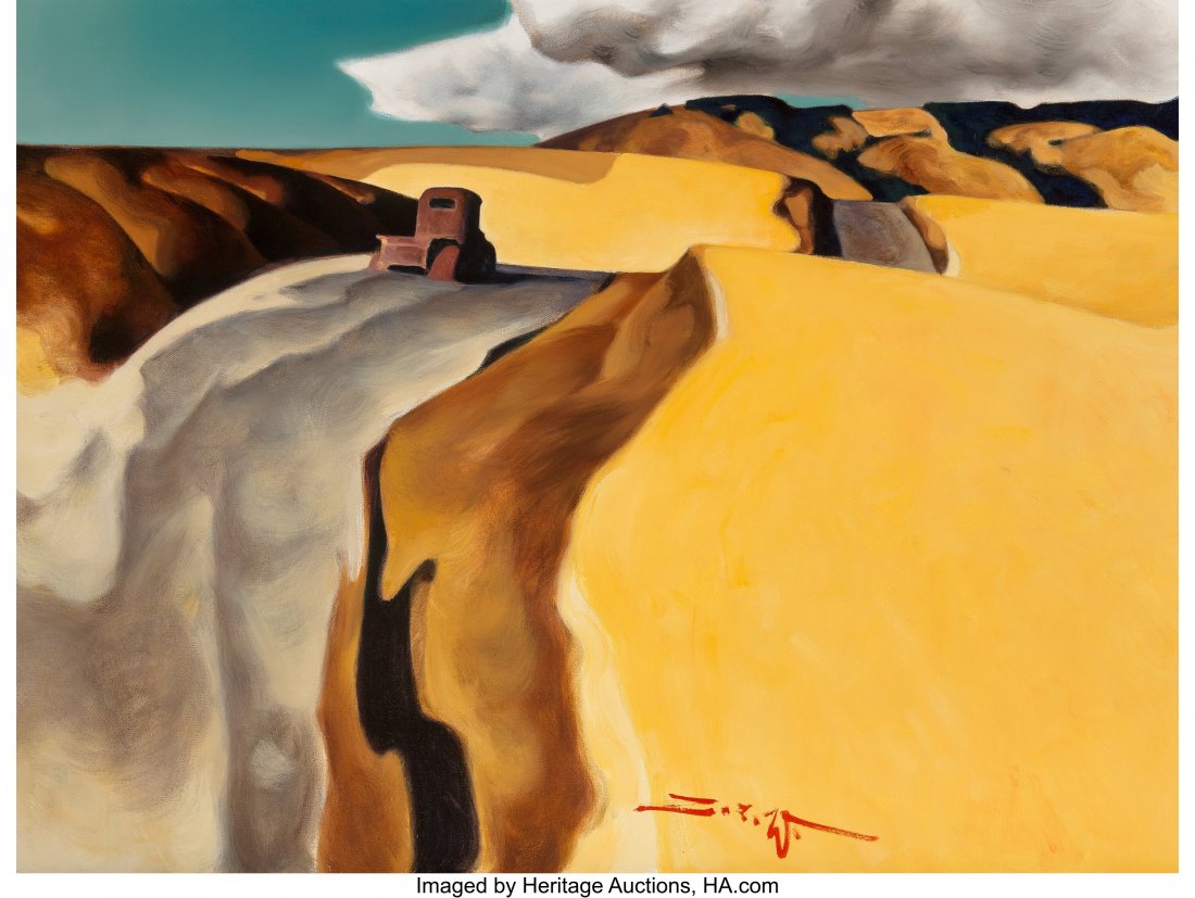 ZZ Wei (American/Chinese, b. 1957) Quietude Oil: ZZ Wei (American/Chinese, b. 1957) Quietude Oil on canvas 30 x 40-1/8 inches (76.2 x 101.9 cm) Initialled lower right: Z.Z.W PROVENANCE: Private collection; Private collection, Bethesda, Maryland. HID