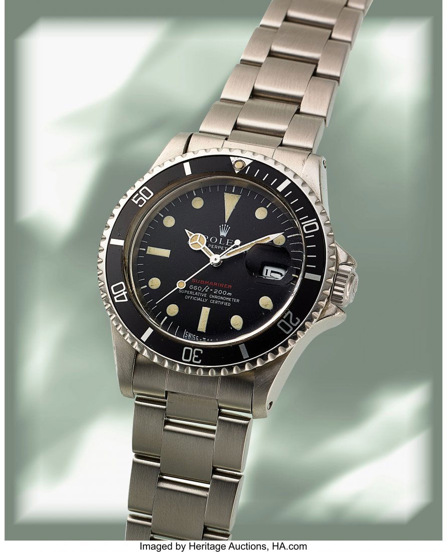 Rolex, Ref. 1680 "Red" Submariner, Mark IV Dial, (1 of 7)
