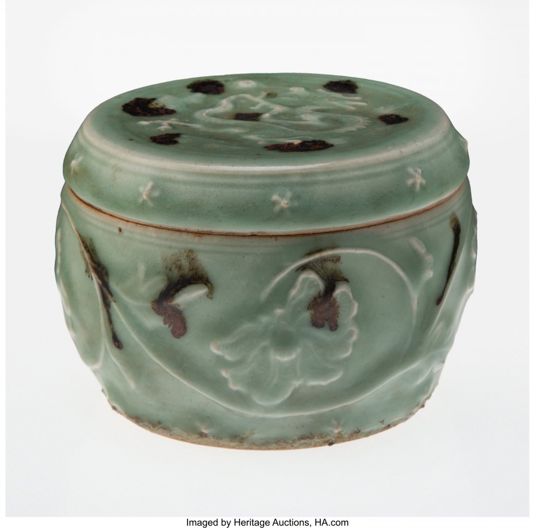 A Chinese Tobi Seiji Decorated Longquan Celadon (1 of 6)