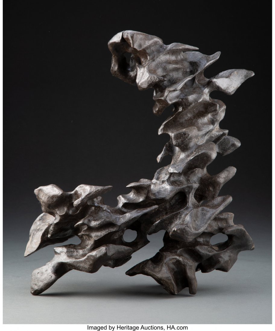 A Chinese Scholar's Rock 12-3/4 x 10-1/2 x 9 inc (1 of 2)