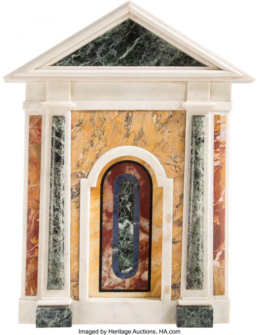 An Italian Marble Model of a Palladian Portico, : An Italian Marble Model of a Palladian Portico, 20th century 29 x 23-1/2 inches (73.7 x 59.7 cm) HID03101062020 © 2020 Heritage Auctions | All Rights Reserved