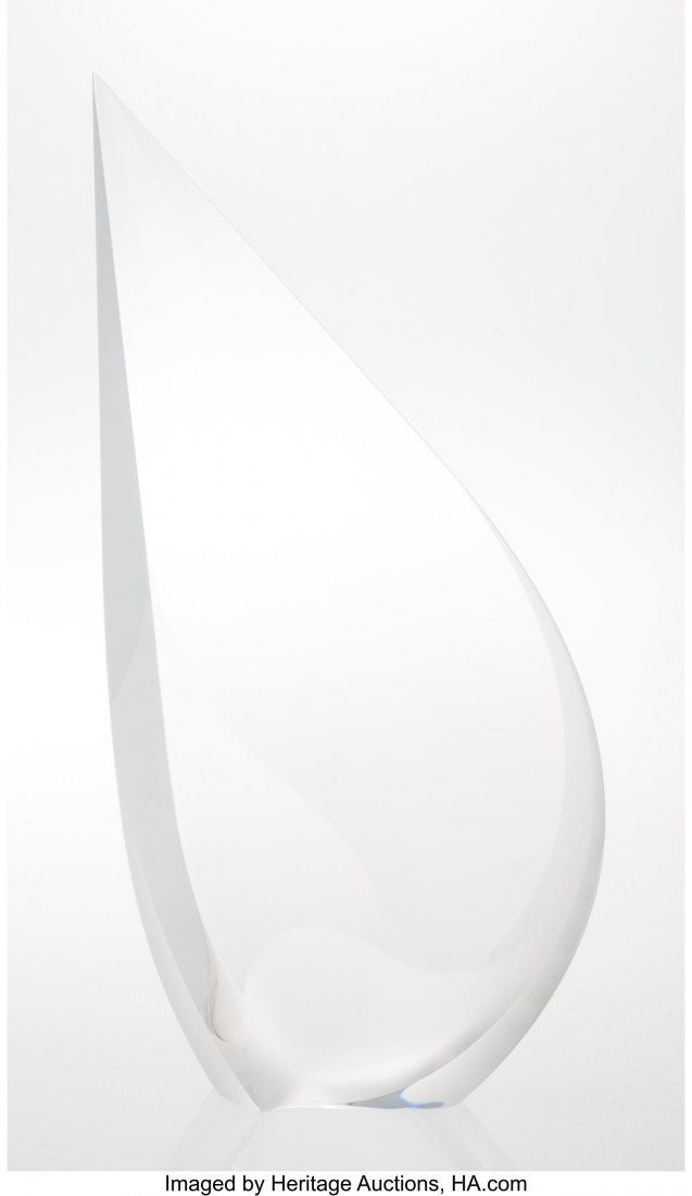 Christopher Ries (American, b. 1952) Falling Pet: Christopher Ries (American, b. 1952) Falling Petals, circa 2010 Polished cut crystal 16-7/8 x 8 x 4-1/2 inches (42.7 x 20.3 x 11.4 cm) HID03101062020 © 2020 Heritage Auctions | All Rights Reserve