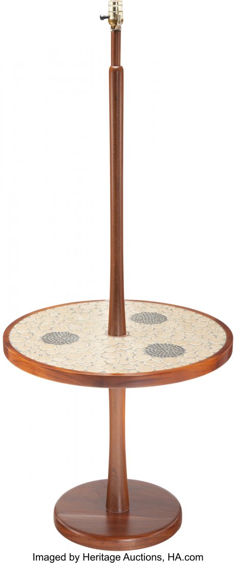 Gordon Martz (American, b. 1924) & Jane Marshall: Gordon Martz (American, b. 1924) & Jane Marshall Martz (American, 1929-2007) Lamp Table, circa 1960 Glazed ceramic, wood 52 x 22-1/2 inches (132.1 x 57.2 cm) HID03101062020 © 2020 Heritage Au
