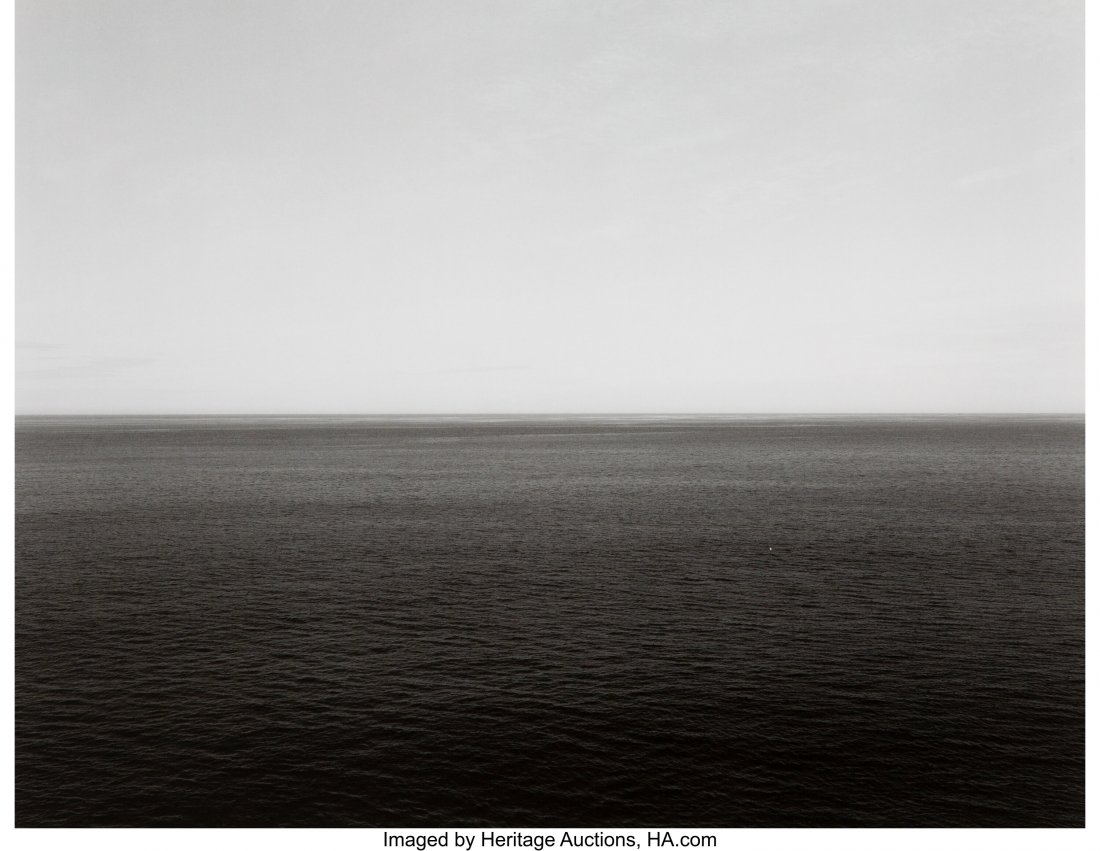 Hiroshi Sugimoto (Japanese, b. 1948) Time Expose: Hiroshi Sugimoto (Japanese, b. 1948) Time Exposed #335: Norwegian Sea, Vesteralen Island, 1990 Offset lithograph 9-3/8 x 12-1/8 inches (23.8 x 30.8 cm) Embossed with title, date, and image number '335