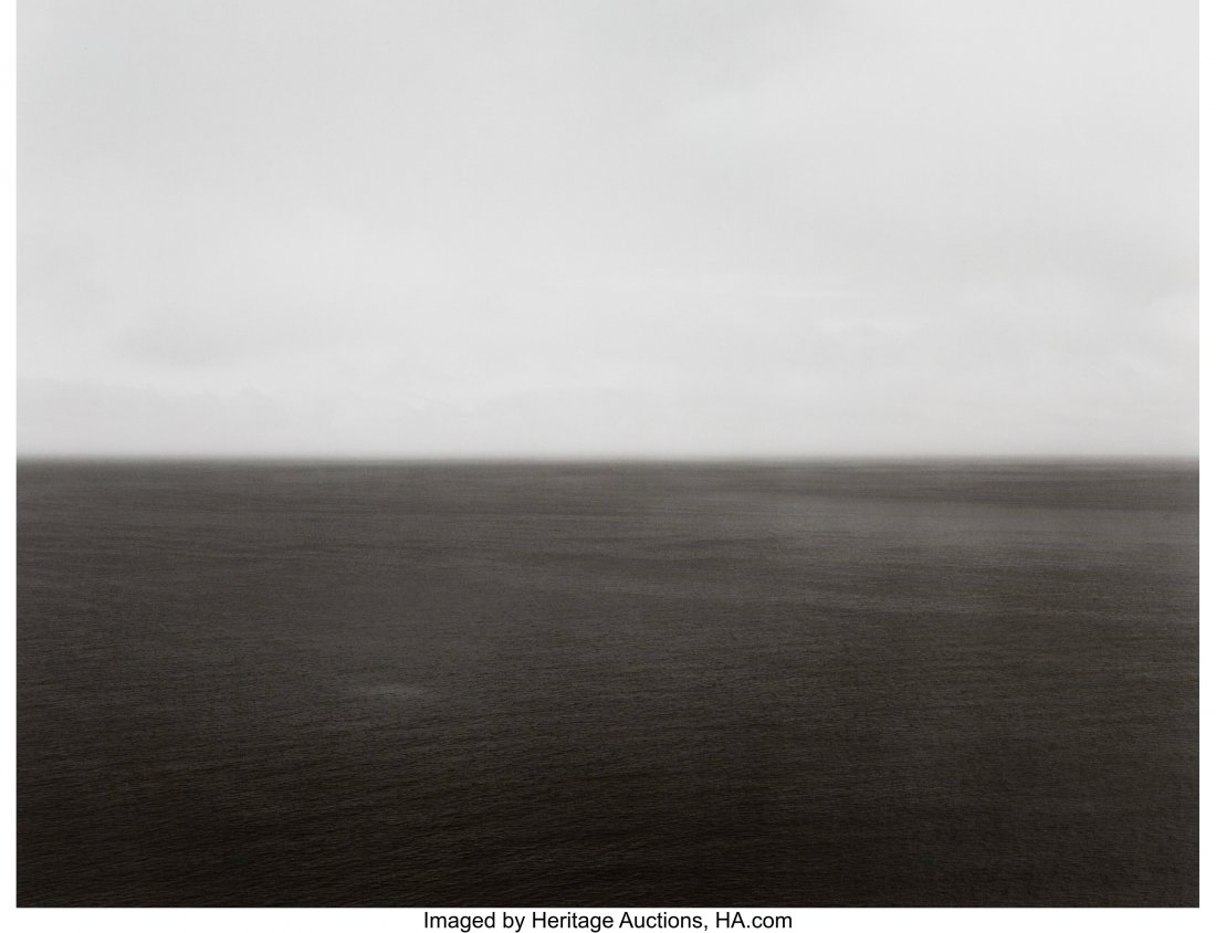 Hiroshi Sugimoto (Japanese, b. 1948) Time Expose: Hiroshi Sugimoto (Japanese, b. 1948) Time Exposed #336: North Sea, Berriedale, 1990 Offset lithograph 9-3/8 x 12-1/8 inches (23.8 x 30.8 cm) Embossed with title, date, and image number '336' on mount 