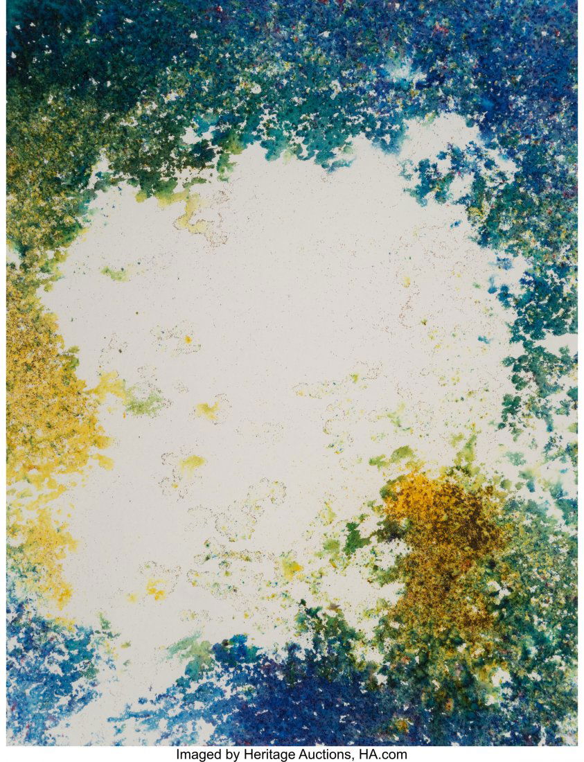 Sam Falls (American, b. 1985) Untitled (Sand 4,: Sam Falls (American, b. 1985) Untitled (Sand 4, Mexico), 2013 Dye and sand on paper 17 x 13 inches (43.2 x 33 cm) HID03101062020 © 2020 Heritage Auctions | All Rights Reserved