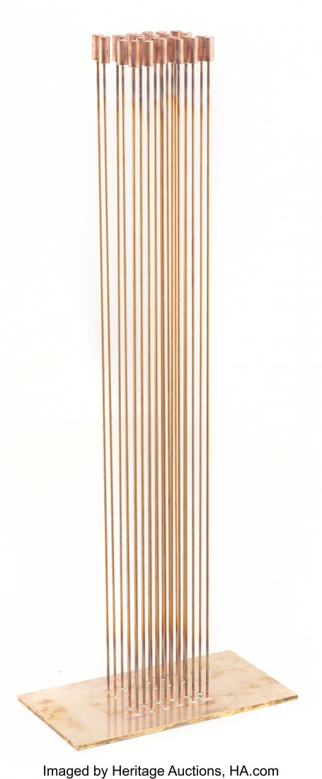 Val Bertoia (American, 1949) B-2419 31 x 11-3/4: Val Bertoia (American, 1949) B-2419 31 x 11-3/4 x 6-1/4 inches (78.7 x 29.8 x 15.9 cm) HID03101062020 © 2020 Heritage Auctions | All Rights Reserved