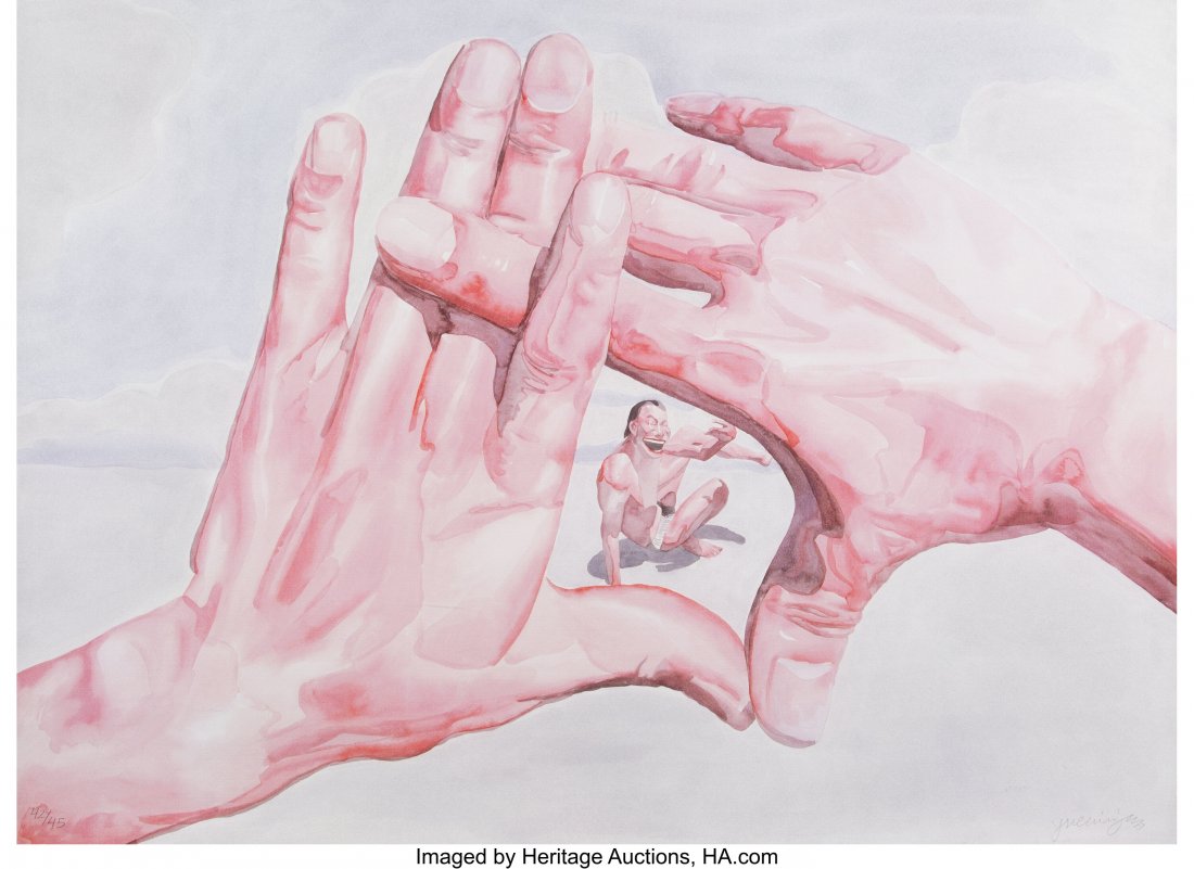 Yue Minjun (b. 1962) Smile-ism No. 9, 2006 Litho (1 of 1)