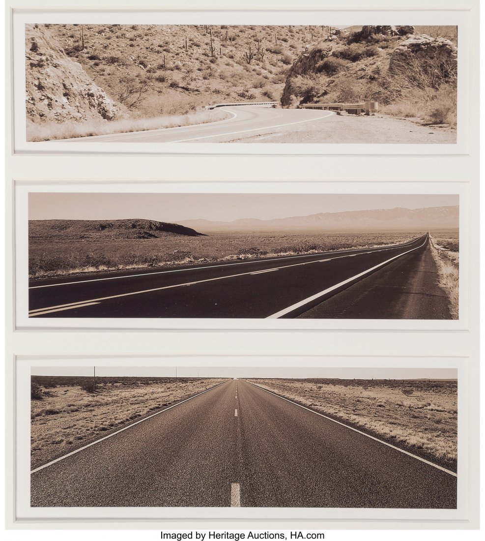 Daniel Royer (American, 20th Century) Fugue, 200: Daniel Royer (American, 20th Century) Fugue, 2004 Digital pigment print 2-3/8 x 7-1/4 inches (6.0 x 18.4 cm) (each) Signed, titled, and dated in ink verso. HID03101062020 © 2020 Heritage Auctions