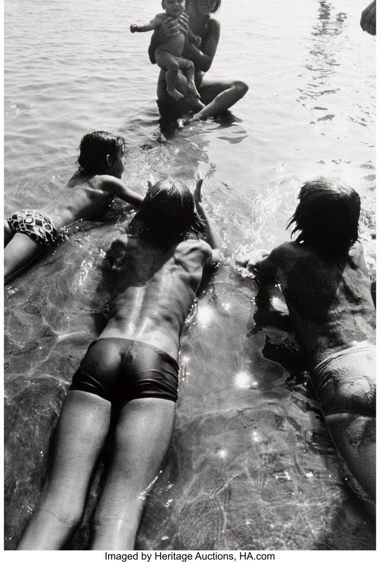Will McBride (American, 1931-2015) Boys with Mot: Will McBride (American, 1931-2015) Boys with Mother and Child, St. Marie Sur la Mer, France, 1977 Gelatin silver, printed later 22 x 15 inches (55.9 x 38.1 cm) Signed, titled, and dated in pencil, ver
