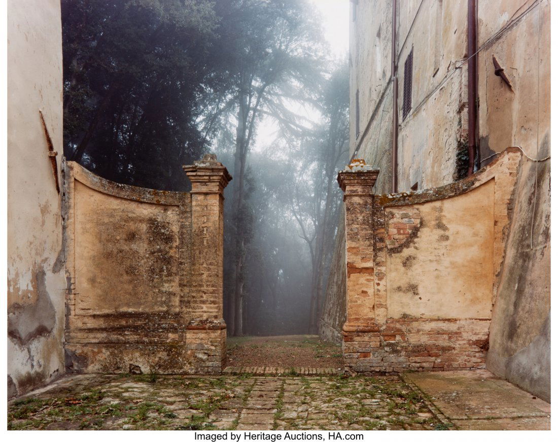 Joel Meyerowitz (American, 1938) Winter Morning,: Joel Meyerowitz (American, 1938) Winter Morning, Tuscany, 2002 Digital pigment 10-5/8 x 13-3/8 inches (27.0 x 34.0 cm) Signed, titled, and dated in ink, verso. HID03101062020 © 2020 Heritage Auct