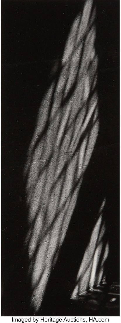 David Scheinbaum (American, 1951) The lattice wi: David Scheinbaum (American, 1951) The lattice window revisited, Lacock Abbey, England, 1997 Gelatin silver 8-7/8 x 3-3/8 inches (22.5 x 8.6 cm) Signed in pencil, lower mount recto. Titled and dated in