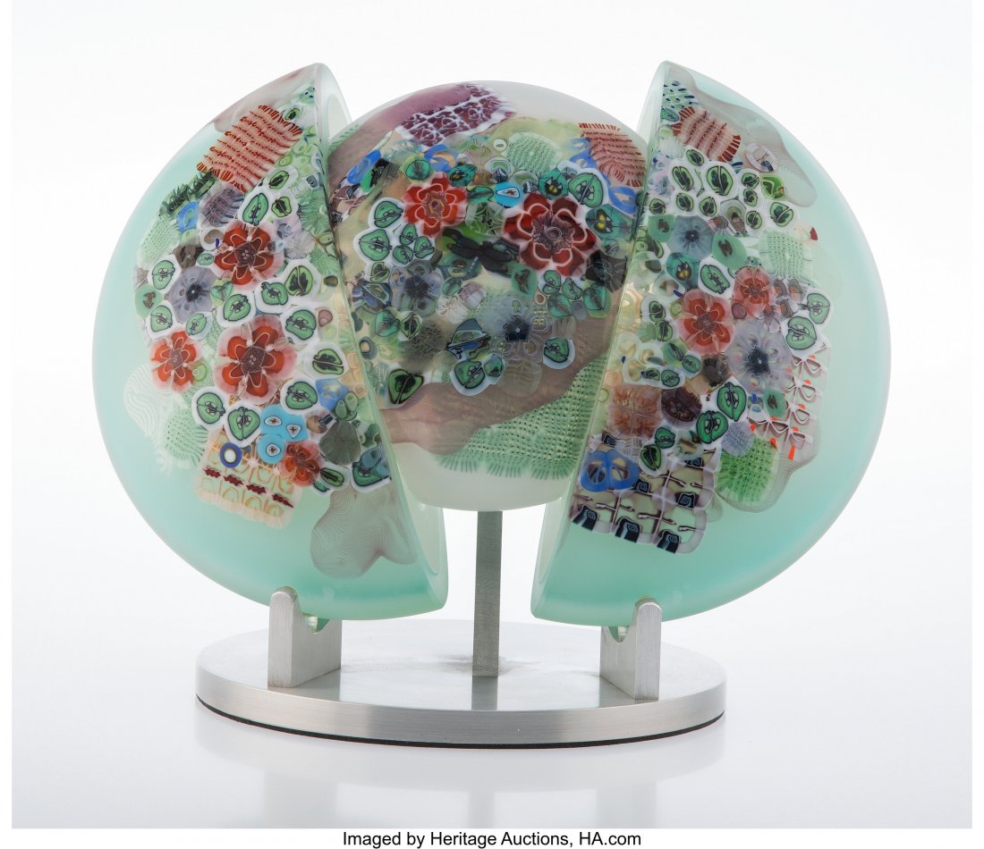 Richard Ritter (American, b. 1940) Floral Core # (1 of 2)