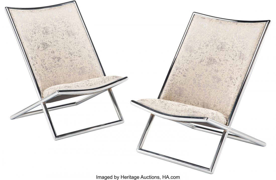 Ward Bennett (American, 1900-1990) Pair of Sciss (1 of 2)