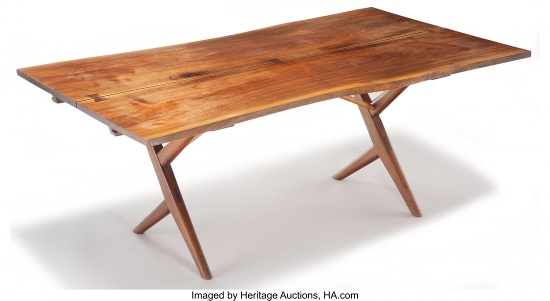 George Nakashima (American, 1905-1990) Cross-Leg (1 of 5)