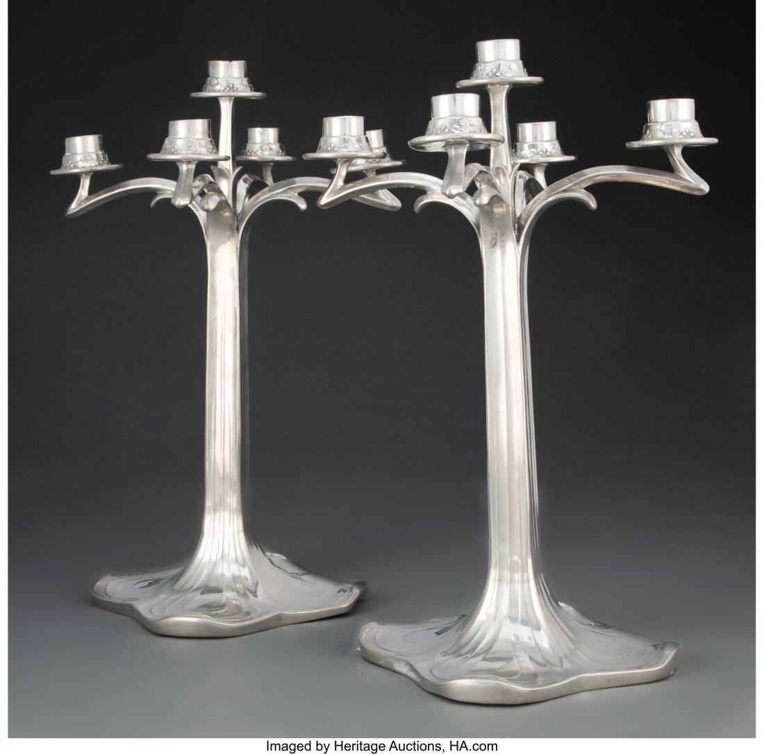 Beautiful and Rare Imperial Candlewick #400129R Urn 6 Candle holders sold pair only
