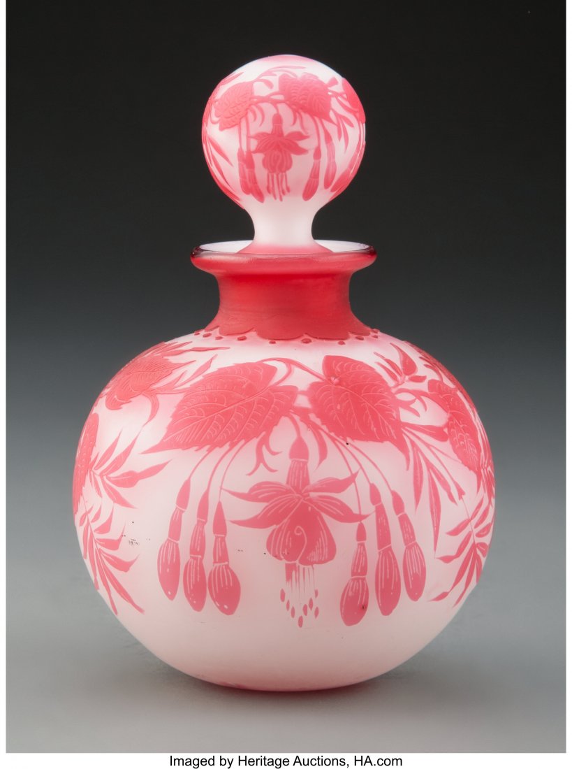 Thomas Webb & Sons Cameo Glass Perfume, late 19t: Thomas Webb & Sons Cameo Glass Perfume, late 19th century 6-1/2 inches (16.5 cm) HID03101062020 © 2020 Heritage Auctions | All Rights Reserved