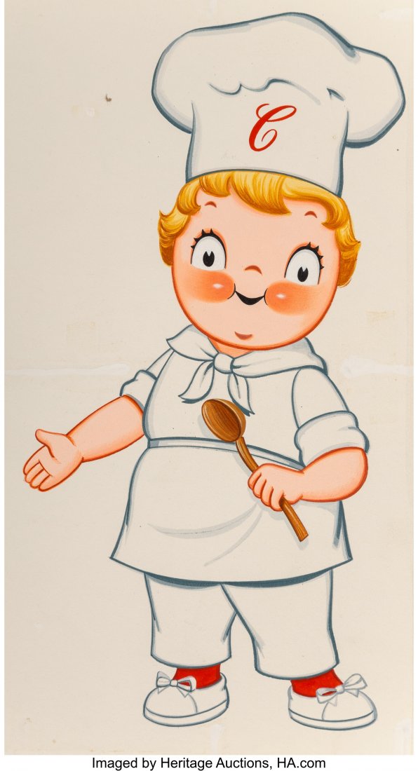 Robert Seidman (American, 20th century) Campbell: Robert Seidman (American, 20th century) Campbell's Soup Mascot, illustration, circa 1950 Watercolor on board 19-1/4 x 11-1/4 inches (48.9 x 28.6 cm) Signed on the reverse PROVENANCE: Private collectio