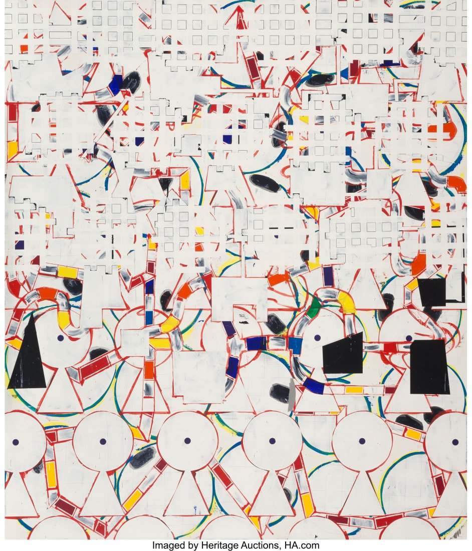 Will Fowler (b. 1969) Coin Slot, 2006-07 Acrylic: Will Fowler (b. 1969) Coin Slot, 2006-07 Acrylic on canvas 84 x 72 inches (213.4 x 182.9 cm) Signed and dated on the reverse: Will Fowler 2006-2007 PROVENANCE: David Kordansky Gallery, Los Angeles, Ca