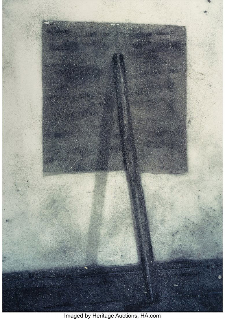 Vik Muniz (b. 1961) After Richard Serra, Prop, 1: Vik Muniz (b. 1961) After Richard Serra, Prop, 1968, Installed at the Whitney Museum in "Contemporary American Sculpture: Selection 2," April 4-May 5, 1969 from Pictures of Dust, 2000 Dye coupler prin