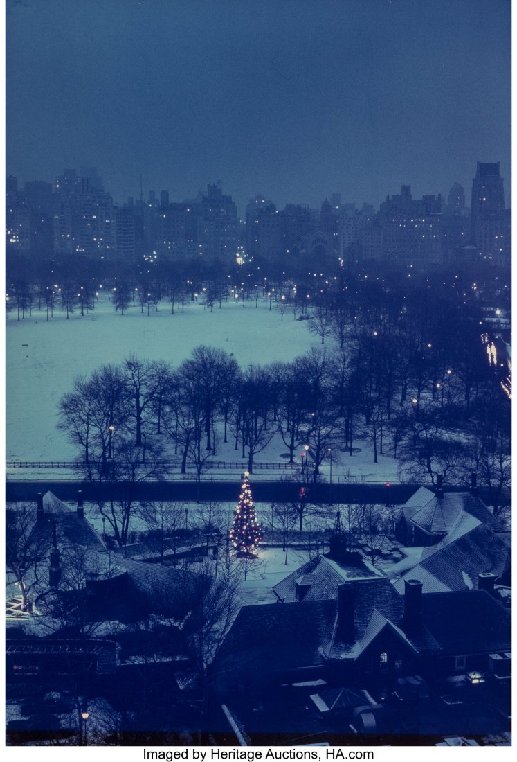 Ruth Orkin (American, 1921-1985) Christmas Tree;: Ruth Orkin (American, 1921-1985) Christmas Tree; Mickey Mouse; Stagecoach (3 works), 1973-1981 Dye coupler, printed 1983 and 1985 by Mary Engel/Ruth Orkin Estate 19-1/2 x 13-3/4 inches (49.5 x 34.9 cm