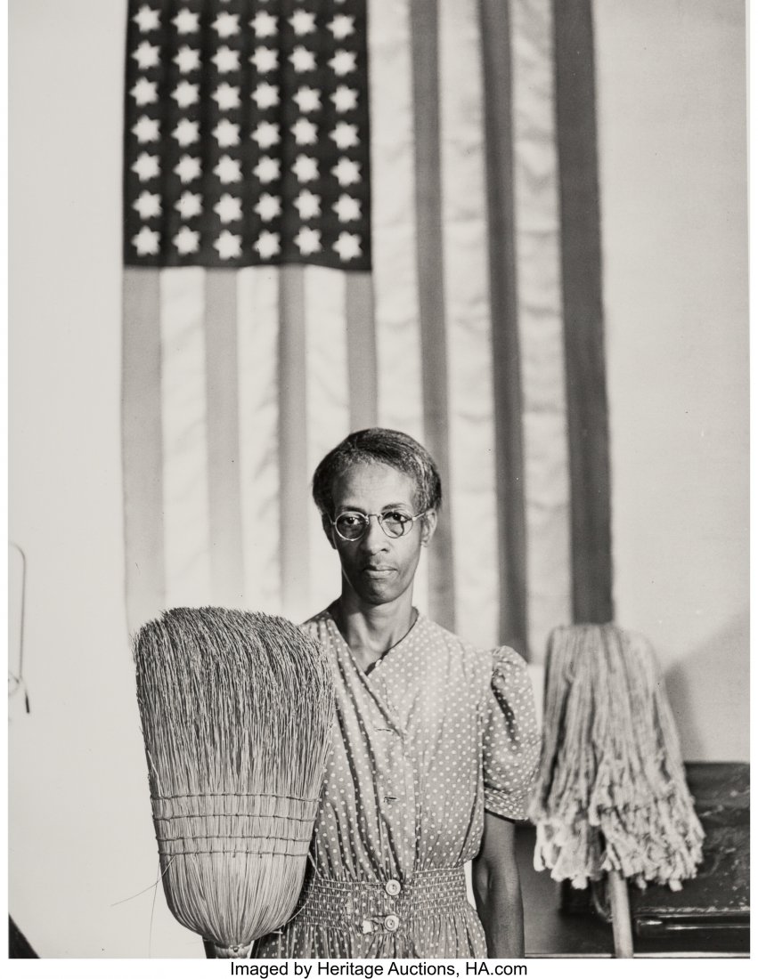 Gordon Parks (American, 1912-2006) Black America: Gordon Parks (American, 1912-2006) Black American History (5 works), 1942-1943 Gelatin silver, printed later 9-1/2 x 7-1/2 inches (24.1 x 19.1 cm); and the reverse Titles include: Portrait of FSA empl