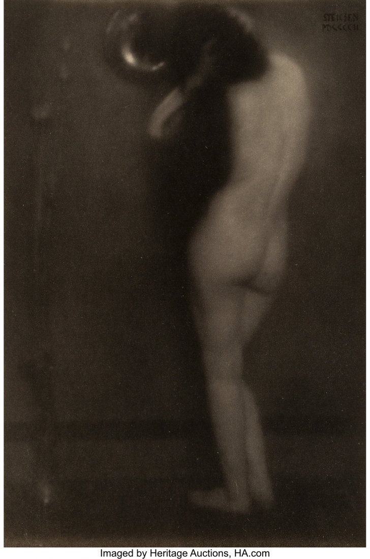 Edward Steichen (American, 1879-1973) The Little: Edward Steichen (American, 1879-1973) The Little Round Mirror, Camerawork no. 14, 1906 Photogravure 8-3/8 x 5-1/2 inches (21.3 x 14.0 cm) Signed in the negative. PROVENANCE: With Peter Fetterman Galle