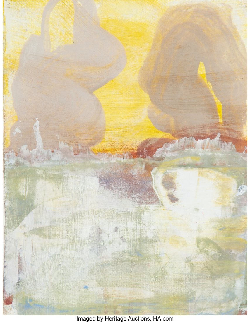 Bill Jensen (American, 1945) LZZ 32, 1999 Pigmen: Bill Jensen (American, 1945) LZZ 32, 1999 Pigment, Egg & Tempera on Paper 8-3/4 x 6-1/2 inches (22.2 x 16.5 cm) (sheet) Signed, dated, and titled on the reverse: Bill Jensen / LZZ 32 / 7/20/99 PRO