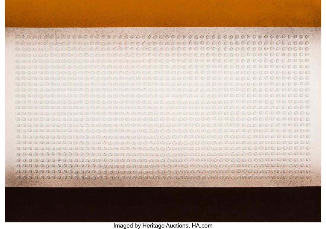 Paul Maxwell (American, b.1925) Untitled Cast ac: Paul Maxwell (American, b.1925) Untitled Cast acrylic collage on wove paper 29-1/4 x 41 inches (74.3 x 104.1 cm) (sheet) Ed. 64/75 Signed and numbered in pencil along the lower edge Property from an I