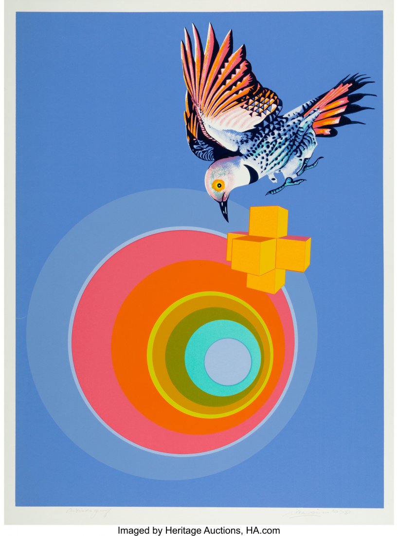 Rita Simon (b. 1938) Ten Prints (ten works), 197: Rita Simon (b. 1938) Ten Prints (ten works), 1978 Screenprints in colors on wove paper 40 x 26 inches (101.6 x 53.3 cm) (sheet, largest) A.P. 29/30; A.P. 13/30; A.P. 26/30; A.P. 30/30; A.P. 11/30; A.P