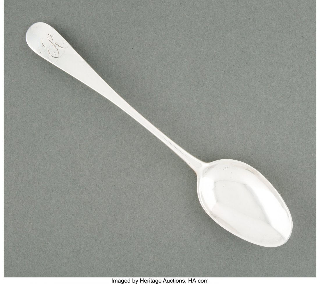 Joseph Anthony, Jr. Coin Silver Spoon, Philadelp (1 of 3)