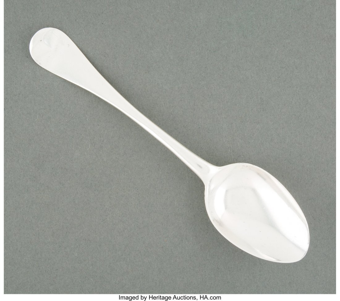 A Daniel Parker Coin Silver Spoon, Boston, secon (1 of 3)