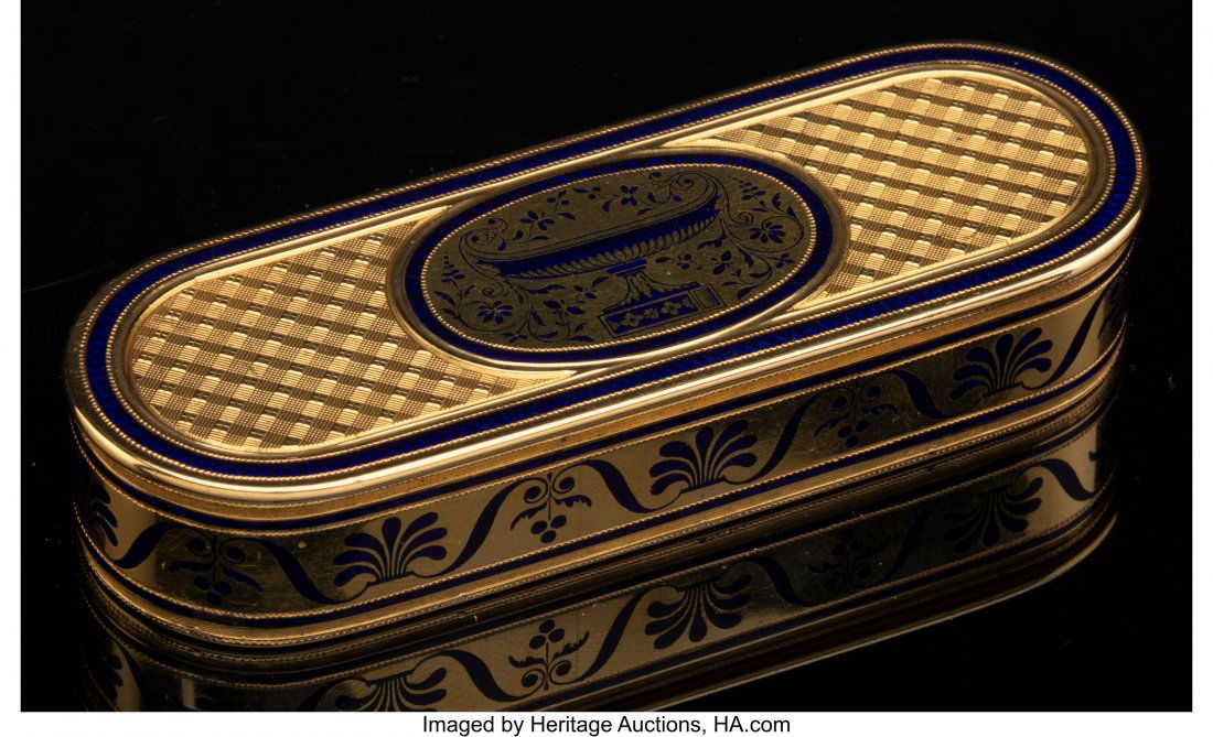 An Étienne-Lucien Blerzy 18K Gold and Enamel (1 of 4)