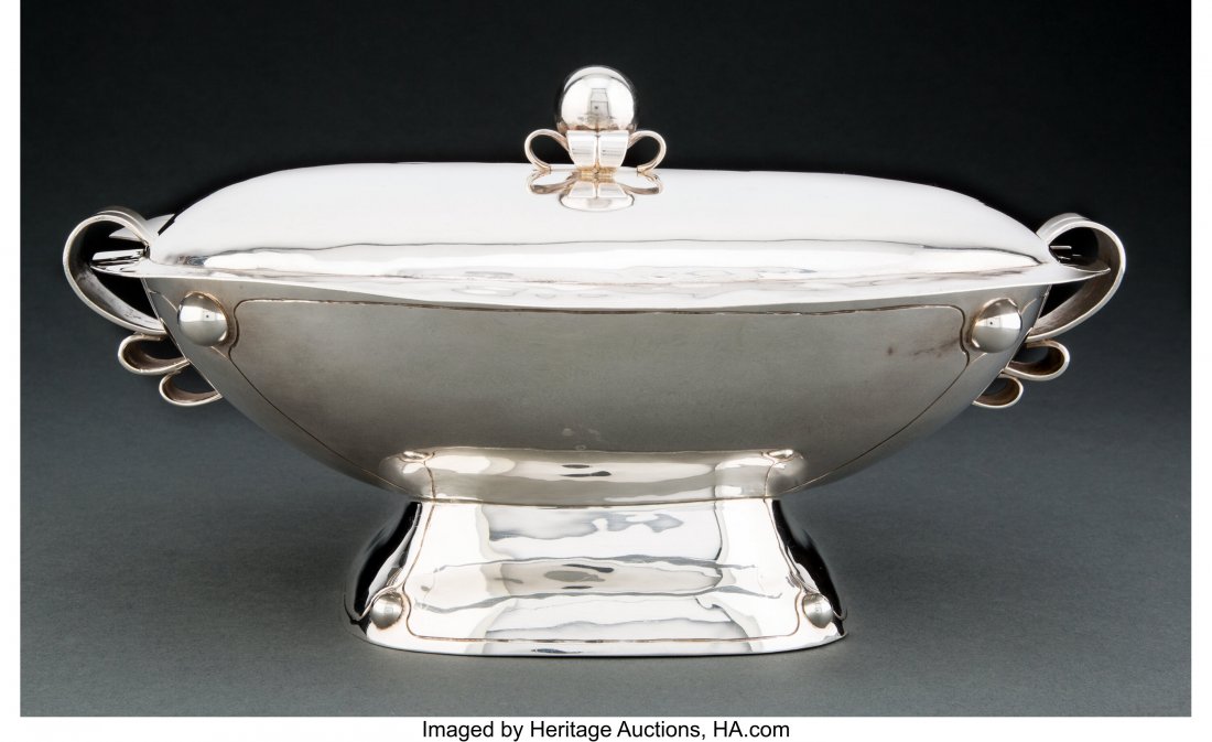 A William Spratling Silver Rectangular Tureen wi (1 of 5)