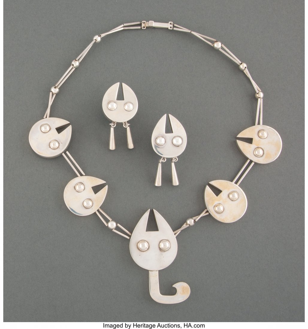 A Three-Piece Graziella Laffi Silver Jewelry Sui (1 of 3)