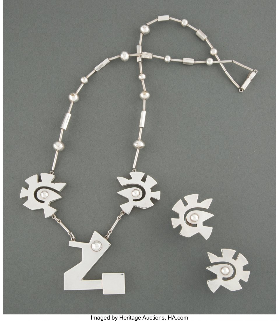 A Three-Piece Graziella Laffi Silver Jewelry Sui (1 of 3)