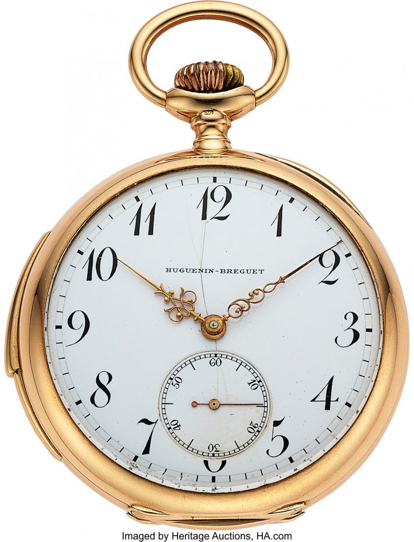 Huguenin-Breguet, 14k Gold Minute Repeater, circ (1 of 3)