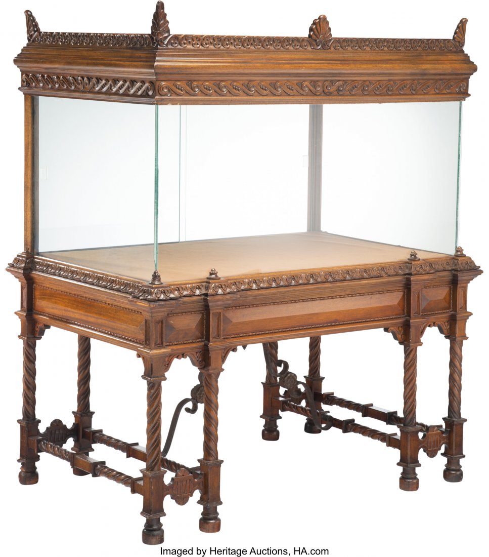 An Impressive Architectural Carved Mahogany and (1 of 2)