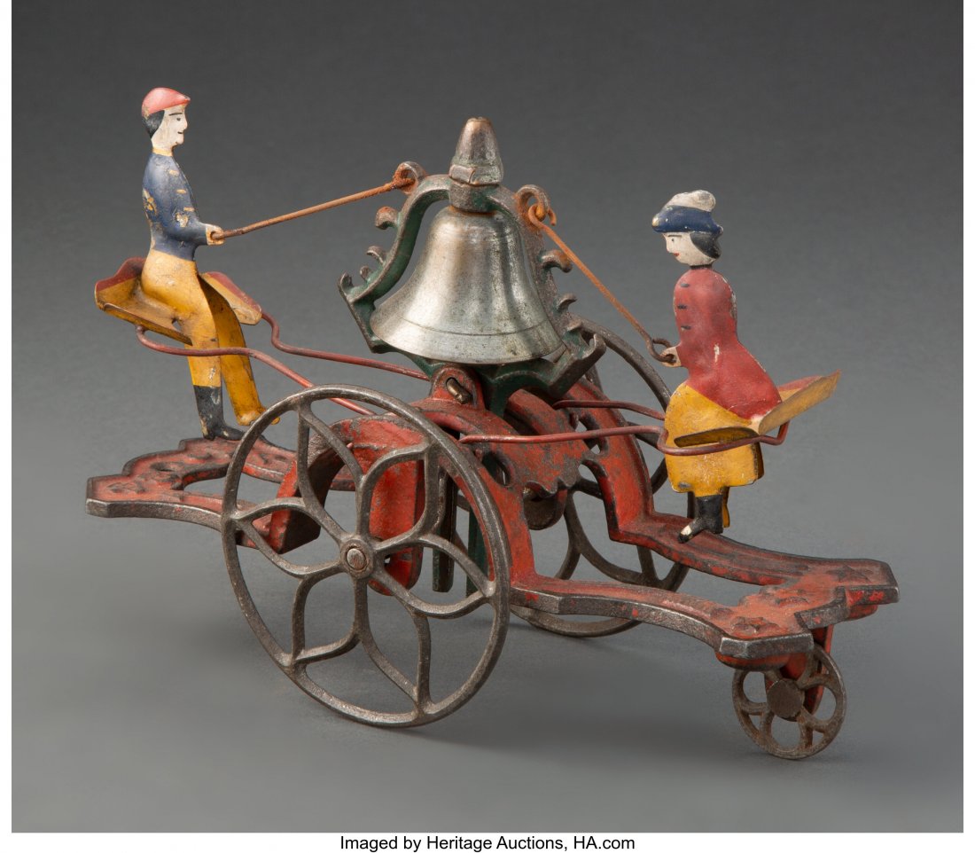 Vintage Gong Bell Company The Bell Ringers Pull (1 of 2)