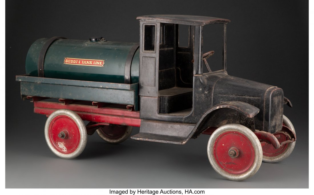 Vintage Buddy "L" Tank Line Tanker Truck Toy Mar (1 of 3)