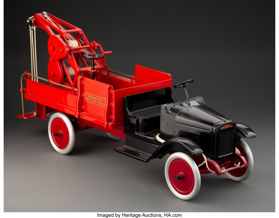 Buddy "L" Wrecking Truck Toy Marks: The BUDDY "L (1 of 4)