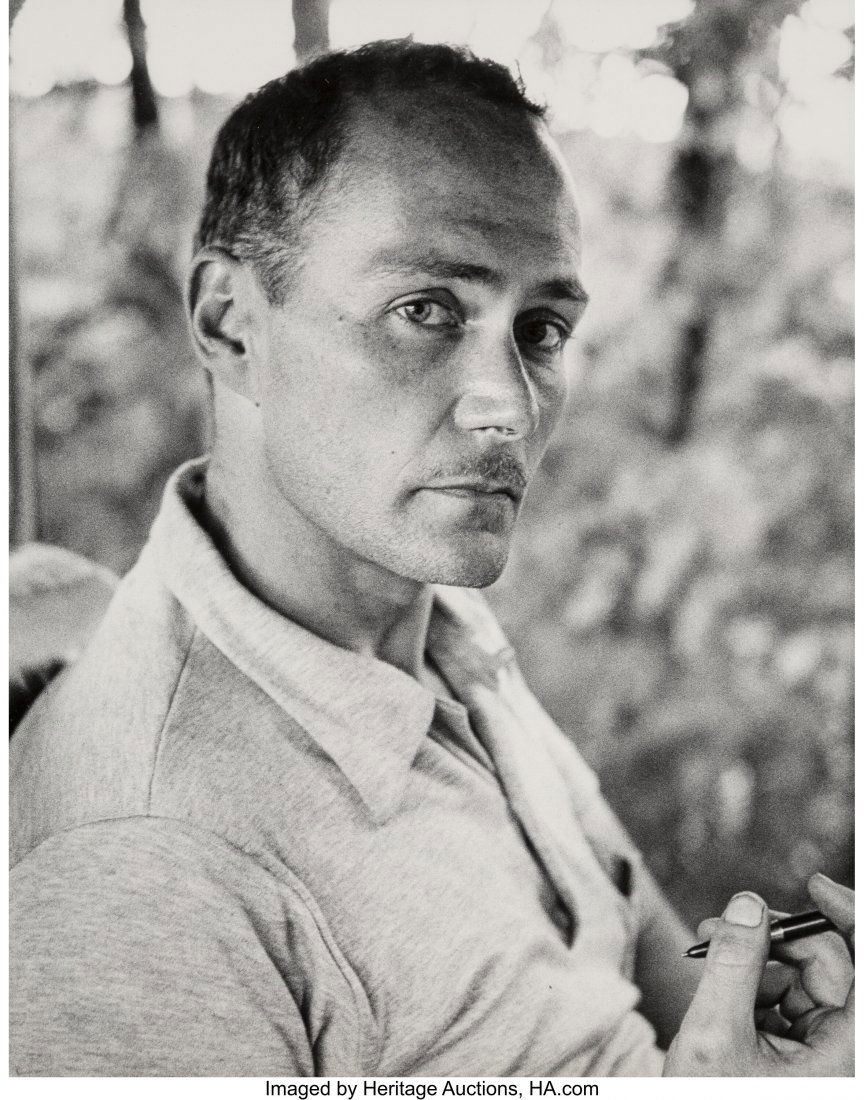 Margery Lewis (American, 20th Century) Portrait: Margery Lewis (American, 20th Century) Portrait of W. Eugene Smith, circa 1955 Gelatin silver 10 x 8 inches (25.4 x 20.3 cm) Signed in ink, recto. Margery Lewis was a photographer who had a long-term