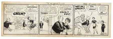 Al Capp with Frank Frazetta Li'l Abner Daily Com: Al Capp with Frank Frazetta Li'l Abner Daily Comic Strip Or